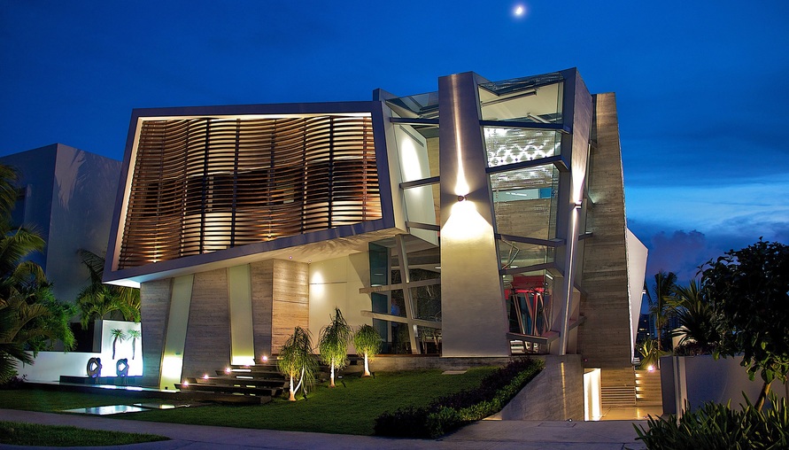 墨西哥 Casa Gomez，舞動魅色的幾何住宅