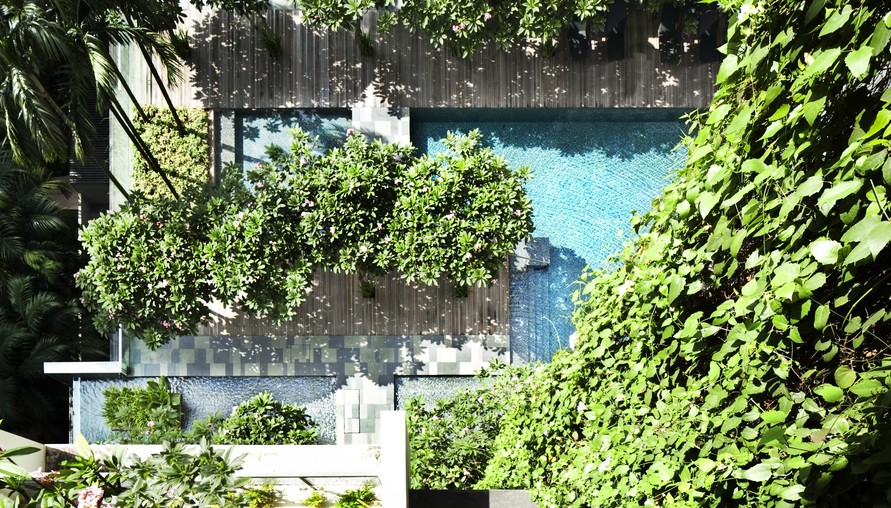 新加坡紐頓軒 Newton Suites，綠化生態建築美學