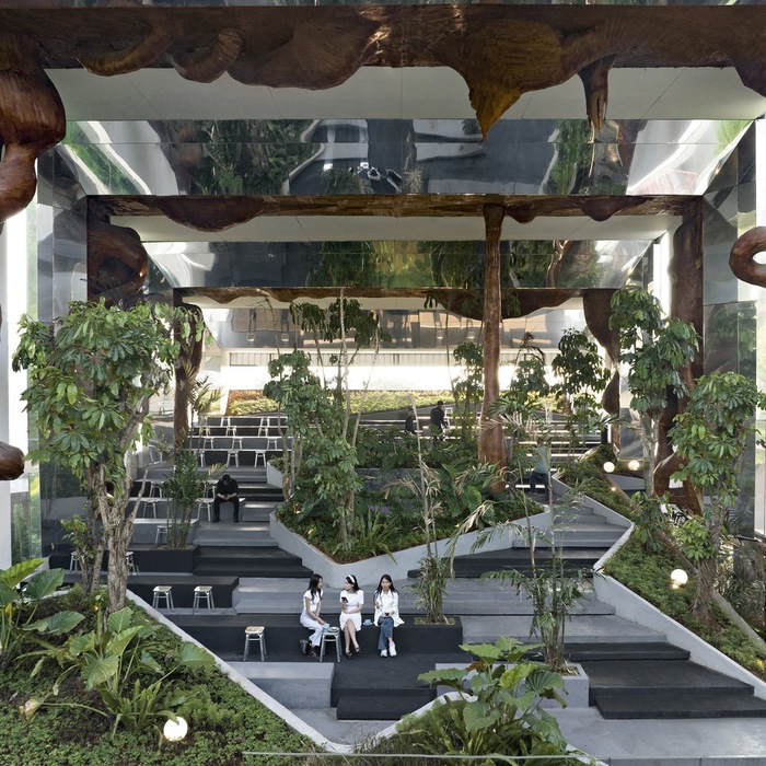 印尼雅加達Tanatap Frame Garden ，多層次的心靈綠化空間